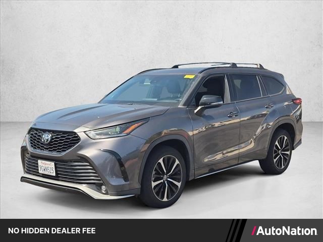 Magnetic Gray Metallic 2021 Toyota Highlander SUV / Crossover Front-Wheel Drive Automatic