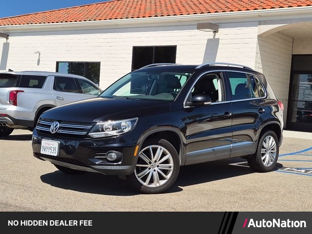Deep Black Metallic 2013 Volkswagen Tiguan SUV / Crossover Front-Wheel Drive 6-Speed Automatic
