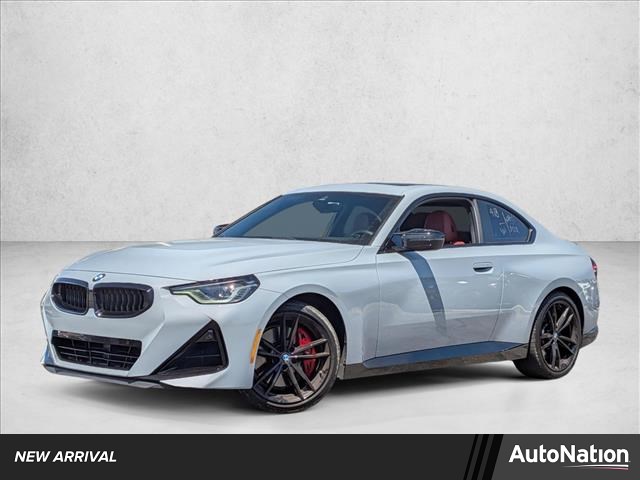 Brooklyn Gray Metallic 2024 BMW 2 Series M240i Coupe RWD Coupe Rear-Wheel Drive Automatic