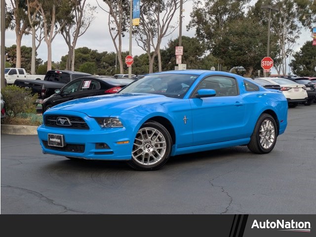 Grabber Blue 2013 Ford Mustang V6 Premium Coupe RWD Coupe Rear-Wheel Drive 6-Speed Manual