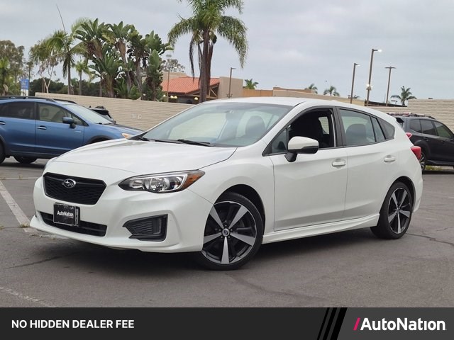 Crystal White Pearl 2018 Subaru Impreza Hatchback All-Wheel Drive Automatic