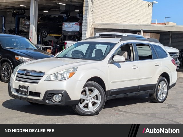 Satin White Pearl 2014 Subaru Outback 2.5i Premium Wagon All-Wheel Drive Automatic