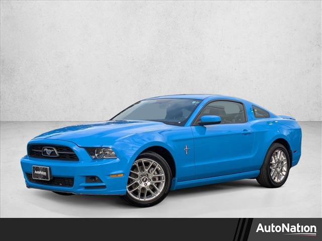 Grabber Blue 2013 Ford Mustang V6 Premium Coupe RWD Coupe Rear-Wheel Drive 6-Speed Manual