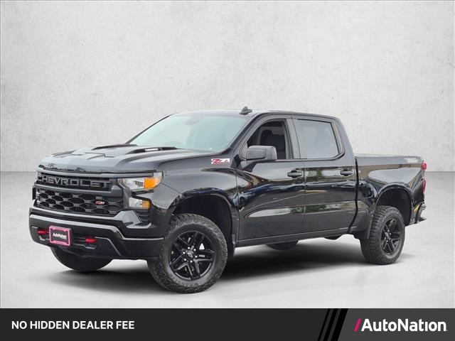 Black 2025 Chevrolet Silverado 1500 Pickup Truck Four-Wheel Drive 8-Speed Automatic