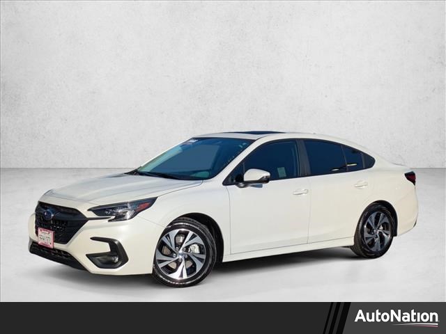White 2025 Subaru Legacy Premium AWD Sedan All-Wheel Drive Automatic