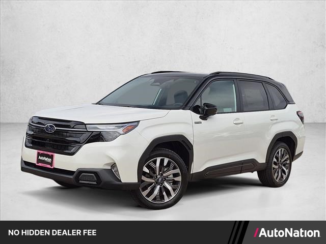 Crystal White Pearl/Crystal Black Silica 2026 Subaru Forester Hybrid SUV / Crossover All-Wheel Drive Continuously Variable Transmission