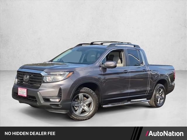 Gray 2023 Honda Ridgeline Pickup Truck All-Wheel Drive Automatic