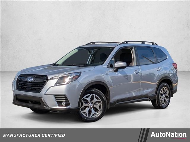 Ice Silver Metallic 2023 Subaru Forester Premium Crossover AWD SUV / Crossover All-Wheel Drive Continuously Variable Transmission