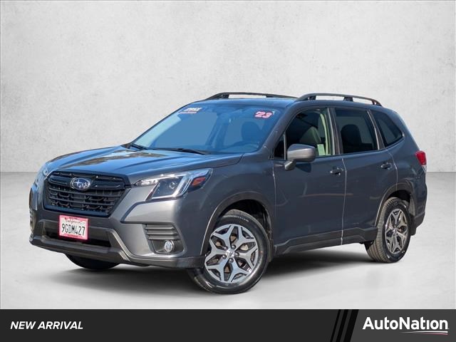 Gray 2023 Subaru Forester Premium Crossover AWD SUV / Crossover All-Wheel Drive Continuously Variable Transmission