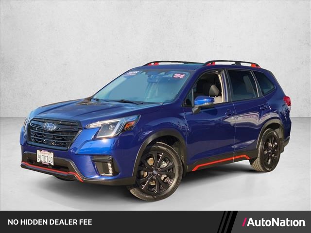 Sapphire Blue Pearl 2024 Subaru Forester SUV / Crossover All-Wheel Drive Continuously Variable Transmission