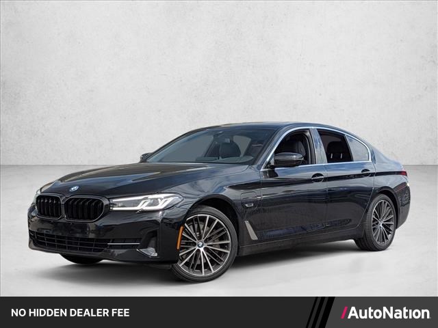 Blue 2023 BMW 5 Series 530e xDrive Hybrid Plug-in AWD Sedan All-Wheel Drive Automatic