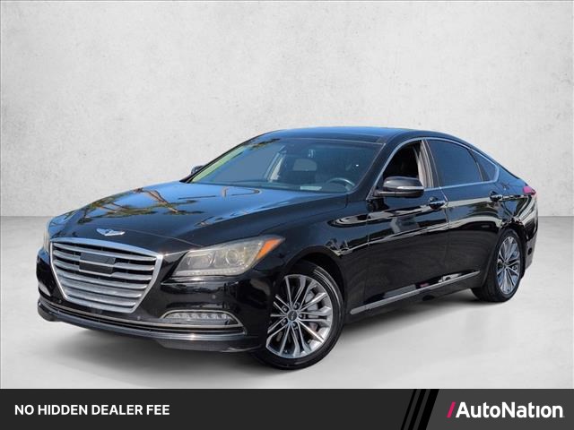 Caspian Black 2016 Hyundai Genesis 3.8 RWD Sedan Rear-Wheel Drive Automatic