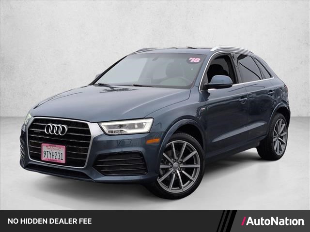 Utopia Blue Metallic 2018 Audi Q3 2.0T quattro Premium Plus SUV / Crossover All-Wheel Drive Automatic