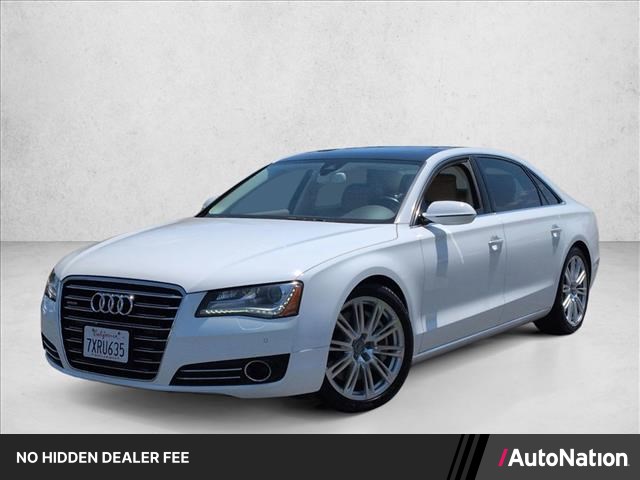 Ibis White 2011 Audi A8 L quattro AWD Sedan All-Wheel Drive Automatic