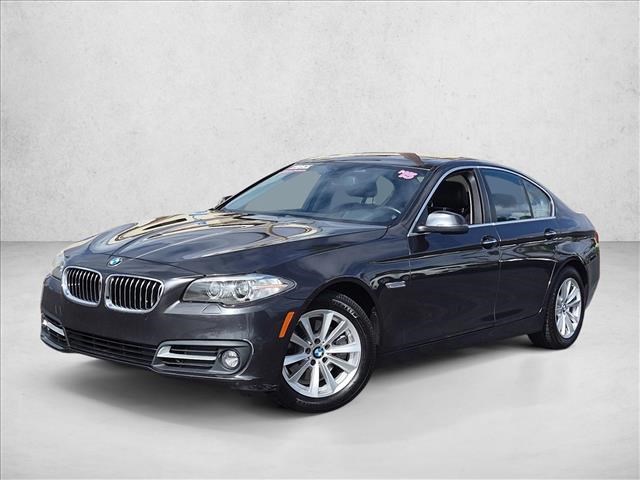 Mineral Gray Metallic 2015 BMW 5 Series Sedan All-Wheel Drive Automatic