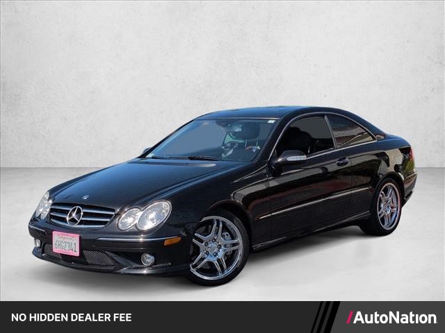 Obsidian Black Metallic 2009 Mercedes-Benz CLK 550 Coupe Coupe Rear-Wheel Drive Automatic