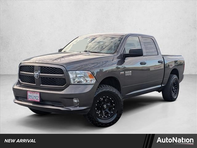 Gray (Granite Crystal Metallic Clearcoat) 2017 RAM 1500 Express Crew Cab 4WD Pickup Truck Four-Wheel Drive 8-Speed Automatic