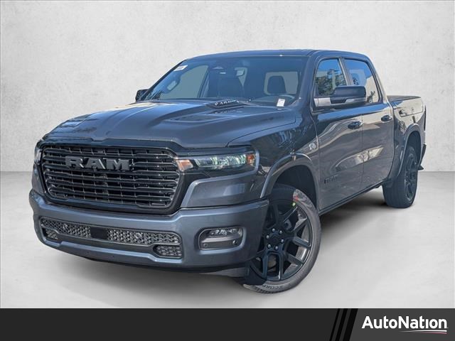 Forged Blue Metallic 2026 RAM 1500 Laramie Crew Cab 4WD Pickup Truck Four-Wheel Drive 8-Speed Automatic