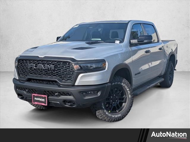 Silver Zynith 2026 RAM 1500 Rebel Crew Cab 4WD Pickup Truck Four-Wheel Drive 8-Speed Automatic