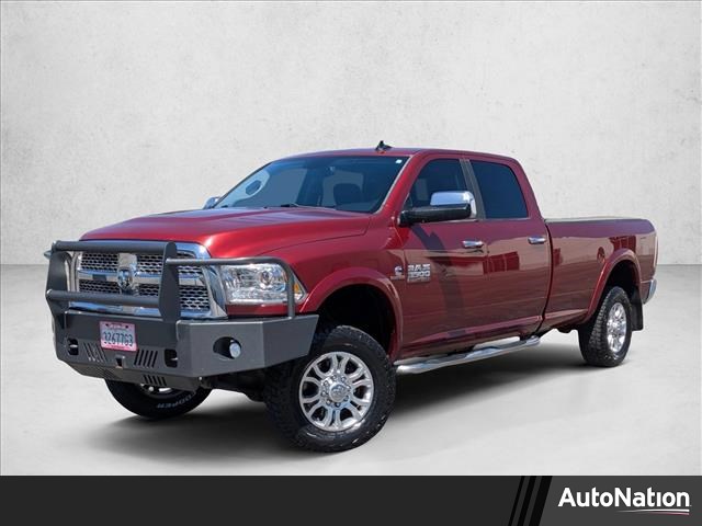 Deep Cherry Red Crystal Pearl 2013 RAM 3500 Laramie Crew Cab LB 4WD Pickup Truck Four-Wheel Drive 6-Speed Automatic