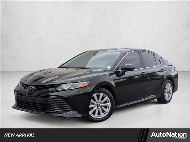 Midnight Black Metallic 2020 Toyota Camry LE FWD Sedan Front-Wheel Drive Automatic