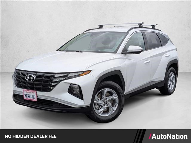 Quartz White 2022 Hyundai Tucson SUV / Crossover All-Wheel Drive Automatic