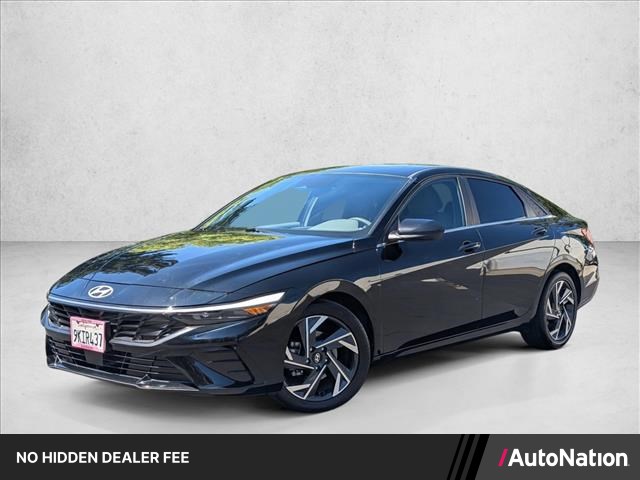 Abyss Black 2024 Hyundai Elantra SEL FWD Sedan Front-Wheel Drive Automatic
