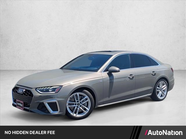 Silver/Gray 2023 Audi A4 Sedan All-Wheel Drive Automatic