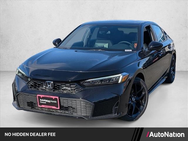 Crystal Black Pearl 2026 Honda Civic Hatchback Hatchback Front-Wheel Drive Continuously Variable Transmission
