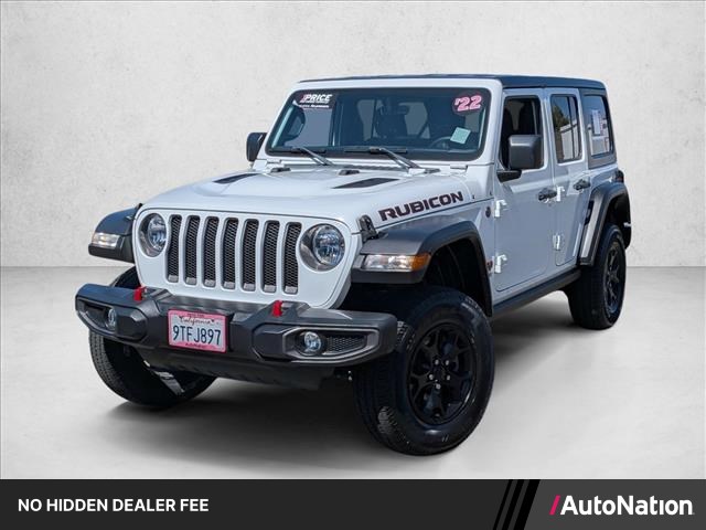 Bright White Clearcoat 2022 Jeep Wrangler SUV / Crossover Four-Wheel Drive 8-Speed Automatic
