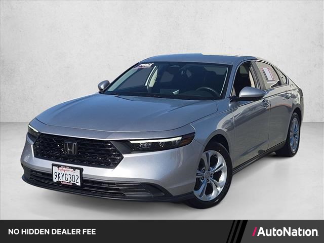 Solar Silver Metallic 2024 Honda Accord Sedan Front-Wheel Drive Continuously Variable Transmission