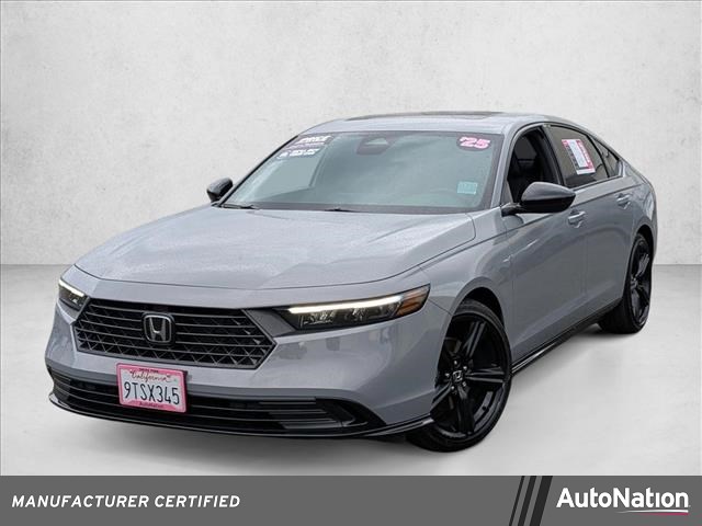 Urban Gray Pearl 2025 Honda Accord Hybrid Sport-L FWD Sedan Front-Wheel Drive Automatic