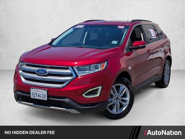 Ruby Red Metallic Tinted Clearcoat 2015 Ford Edge SUV / Crossover All-Wheel Drive 6-Speed Automatic