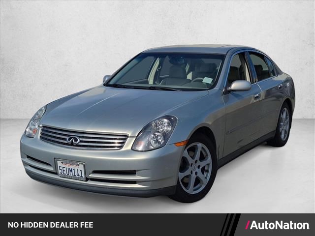 Gold 2004 INFINITI G35 Sedan Rear-Wheel Drive Automatic