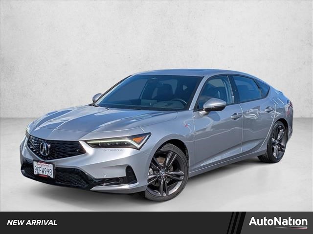 Lunar Silver Metallic 2023 Acura Integra FWD with Technology and A-SPEC Package Sedan Front-Wheel Drive Continuously Variable Transmission