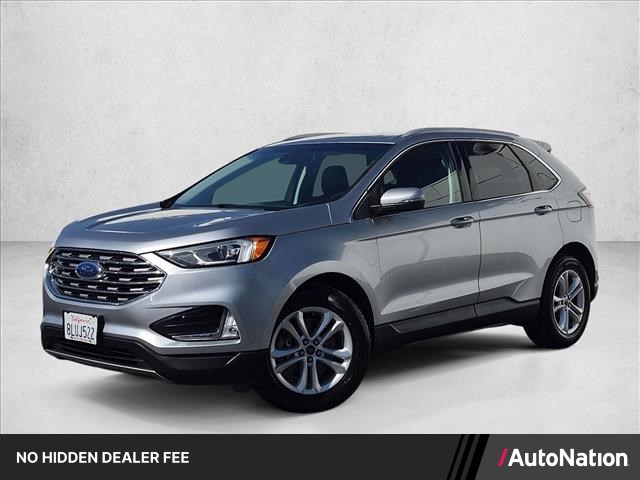 Iconic Silver Metallic 2020 Ford Edge SUV / Crossover All-Wheel Drive 8-Speed Automatic