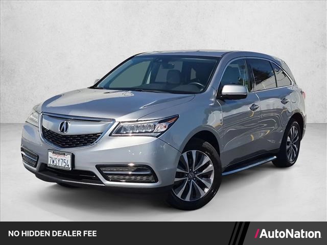 Lunar Silver Metallic 2016 Acura MDX SUV / Crossover All-Wheel Drive Automatic