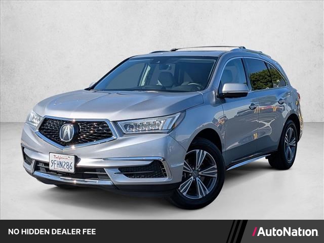 Silver/Gray 2019 Acura MDX SUV / Crossover All-Wheel Drive Automatic