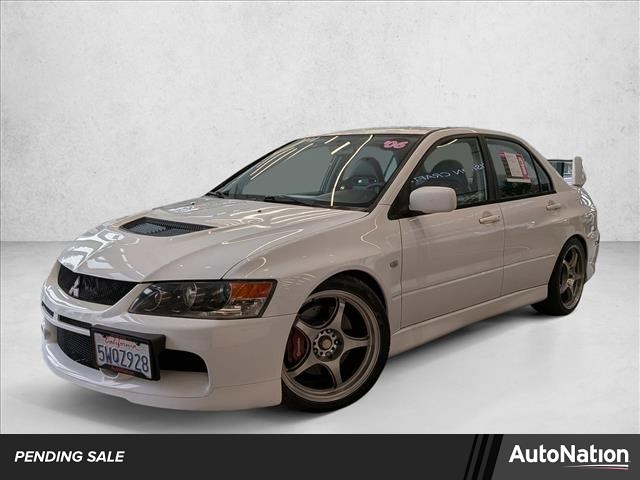 White 2006 Mitsubishi Lancer Evolution IX Sedan All-Wheel Drive Manual