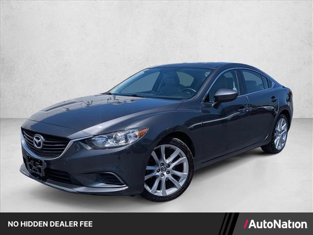 Meteor Gray Mica 2016 Mazda MAZDA6 i Touring Sedan Front-Wheel Drive Automatic