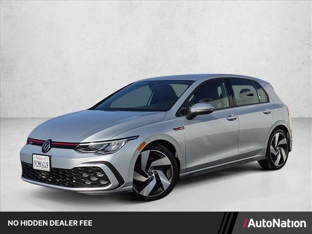 Silver/Gray 2022 Volkswagen Golf GTI Hatchback Front-Wheel Drive 6-Speed Manual