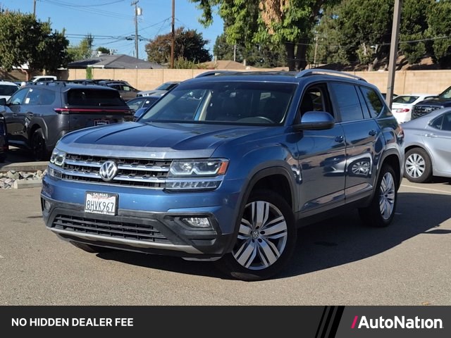 Pacific Blue Metal 2019 Volkswagen Atlas SUV / Crossover Front-Wheel Drive 8-Speed Automatic
