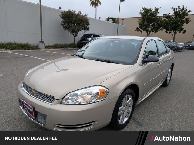 Gold Mist Metallic 2012 Chevrolet Impala Sedan Front-Wheel Drive 6-Speed Automatic