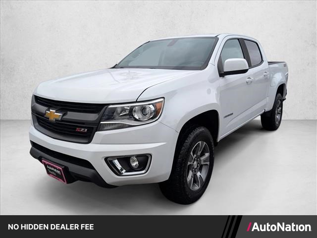 Summit White 2019 Chevrolet Colorado Pickup Truck Four-Wheel Drive 8-Speed Automatic
