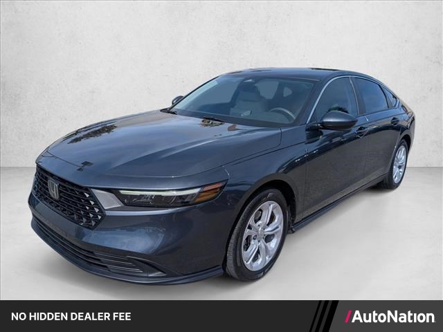 Silver/Gray 2023 Honda Accord Sedan Front-Wheel Drive Automatic
