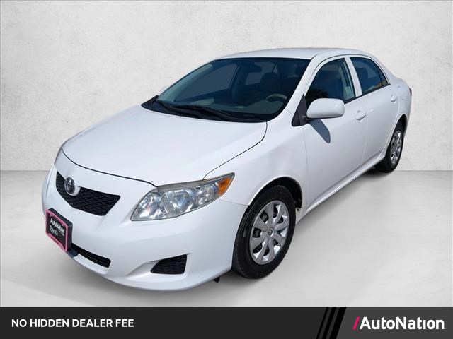 White 2010 Toyota Corolla Sedan Front-Wheel Drive Automatic