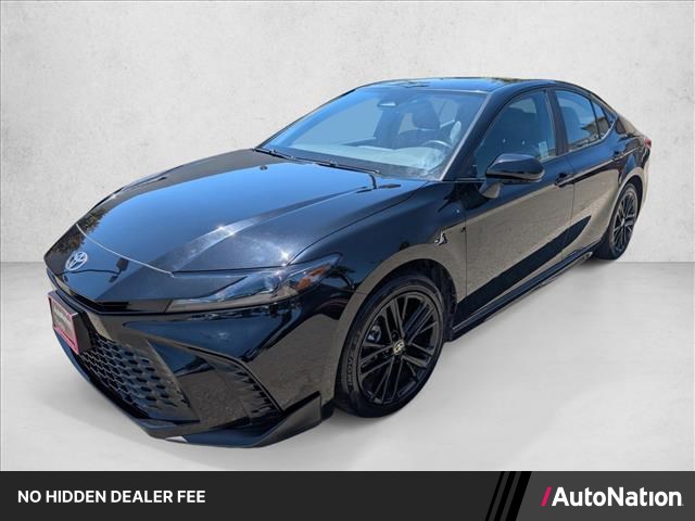 Midnight Black Metallic 2025 Toyota Camry SE AWD Sedan All-Wheel Drive Automatic
