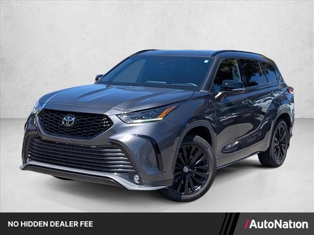 Magnetic Gray Metallic 2023 Toyota Highlander SUV / Crossover Front-Wheel Drive Automatic