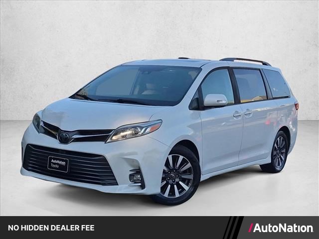 White (Blizzard Pearl) 2019 Toyota Sienna Minivan Front-Wheel Drive Automatic