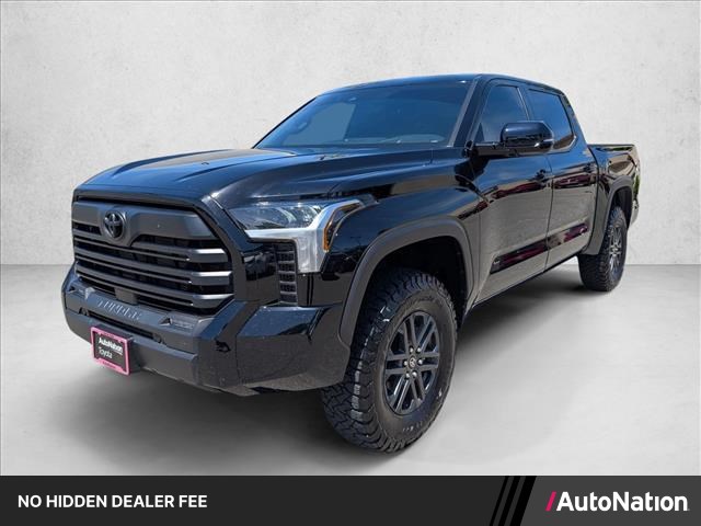 Midnight Black Metallic 2025 Toyota Tundra Pickup Truck Four-Wheel Drive Automatic